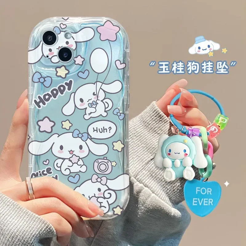 Cute Cinnamoroll Phone Case For Xiaomi Redmi Note 13 Pro 5G 12 4G 8 11 10 9 12 Pro Plus 12S 14C 13C 12C 10C 9C 9A A1 A2 A3 Cover