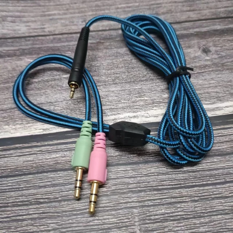 UNP PC conveniente para Sennheise GSP350 GSP500 GSP600 GSP670 Gaming Headphones Fio Plug conexão estável
