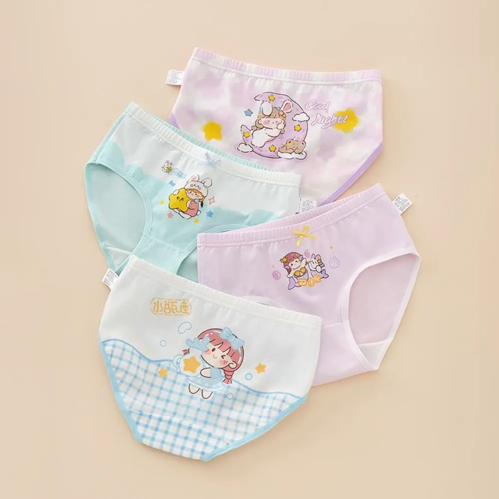 Cotton Children's Panties Portable Children Clothing Travel Supplies Girls Underwear Briefs Cartoon Kids Briefs Teenage