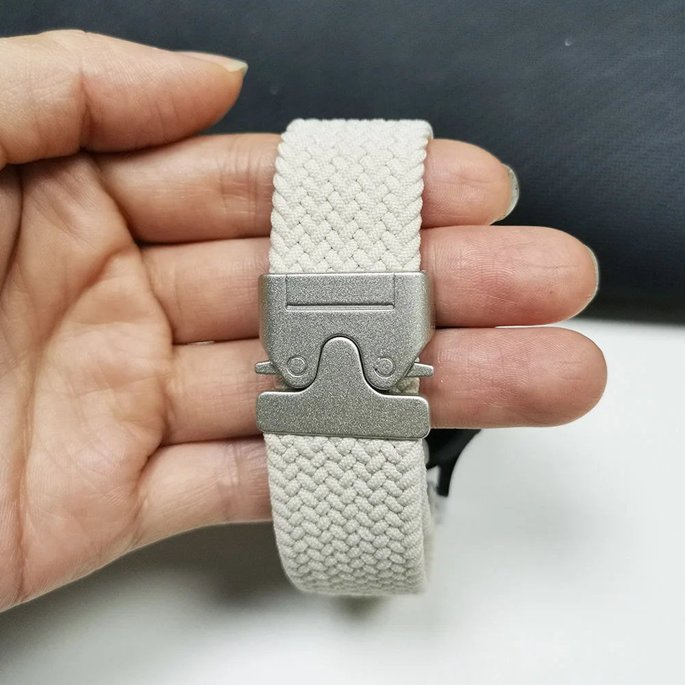 20 مللي متر 22 مللي متر حزام النايلون ل Garmin Vivoactive 5 Smartwatch الفرقة 165 265 255 245/Venu3 2 مضفر مطاطا سوار ساعة اكسسوارات