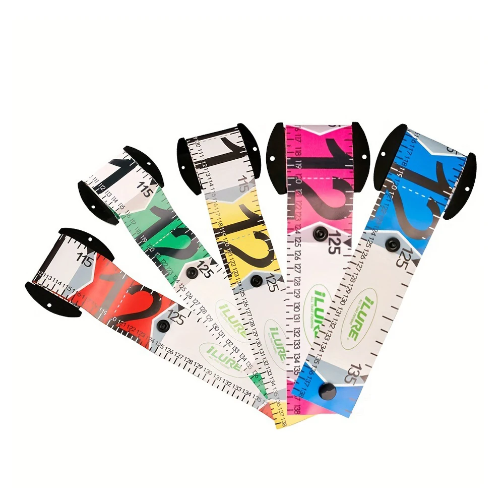 Ailuya حاكم السمك مقاوم للماء مع لوحة قياس حاكم الأسماك اللون قياس 1.35 متر قياس Luya معدات صيد الأسماك الملحقات