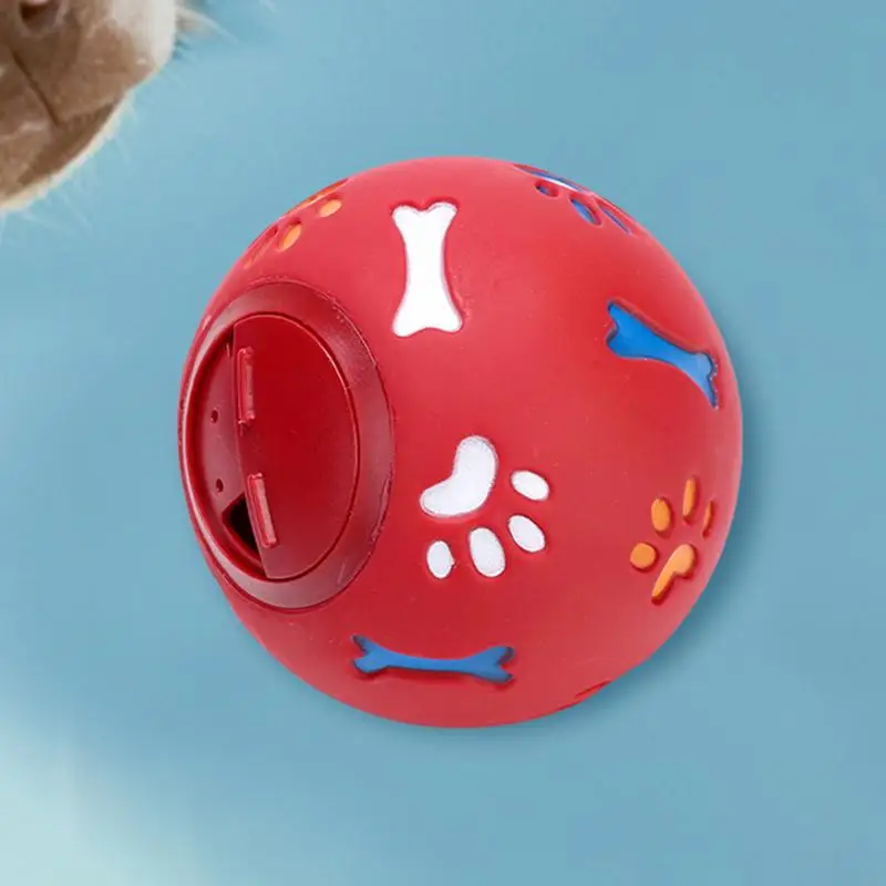 Dog Treat Toy Dispenser Ball Interactive Food Dispenser Puppies Ball Chew Toys Tough Dog Chewing Toys Balls for Small Medium