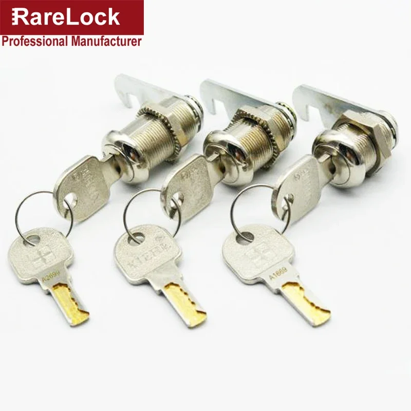 Cam Lock for Tool or Cash Box ATM Gym Cabinet Sliding Door School Locker Office Drawer Hardware Security DIY Rarelock MS486 i