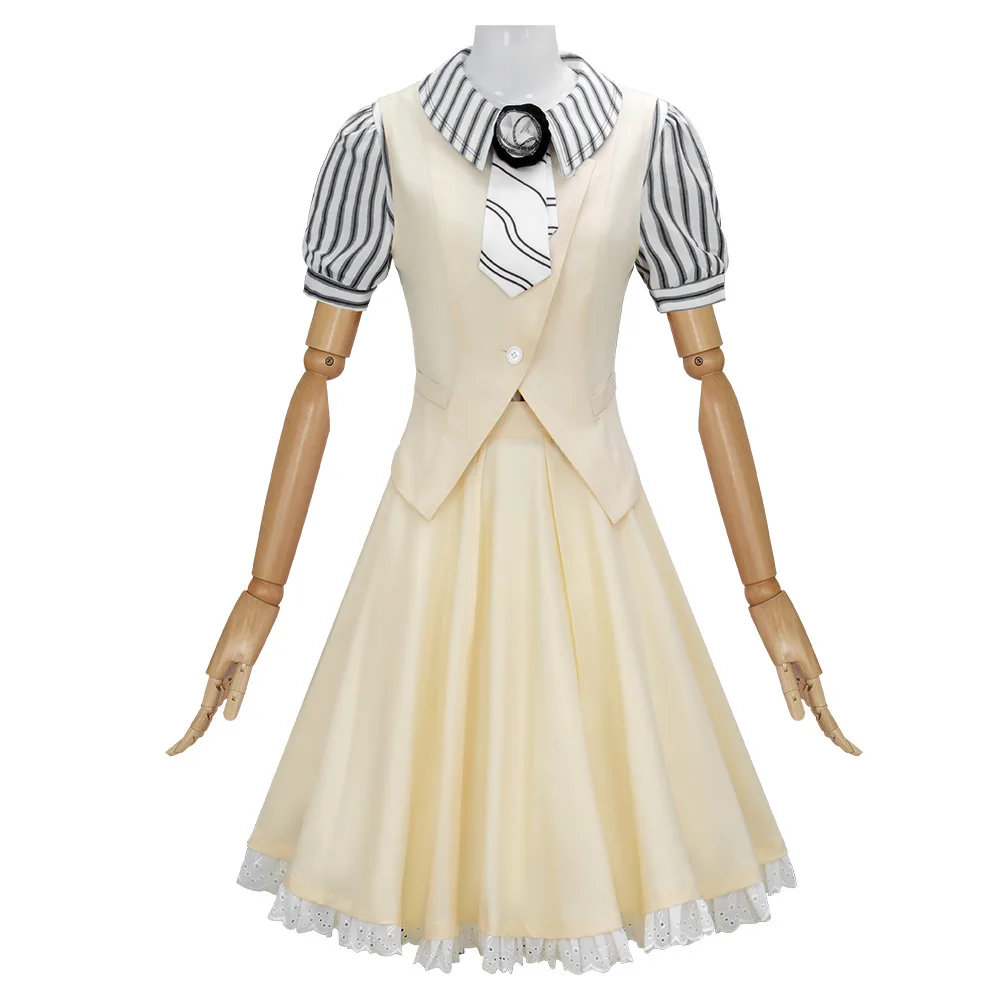 ensemble-haut-et-jupe-rayes-wicked-glinda-costume-de-cosplay-personnage-de-film-costume-d'halloween-vetements-de-spectacle-pour-femmes