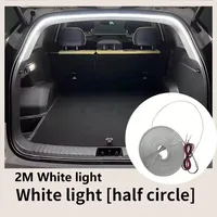 Car high brightness trunk lighting ambient light interior decoration LED wiring free automatic sensing tailgate light strip 5