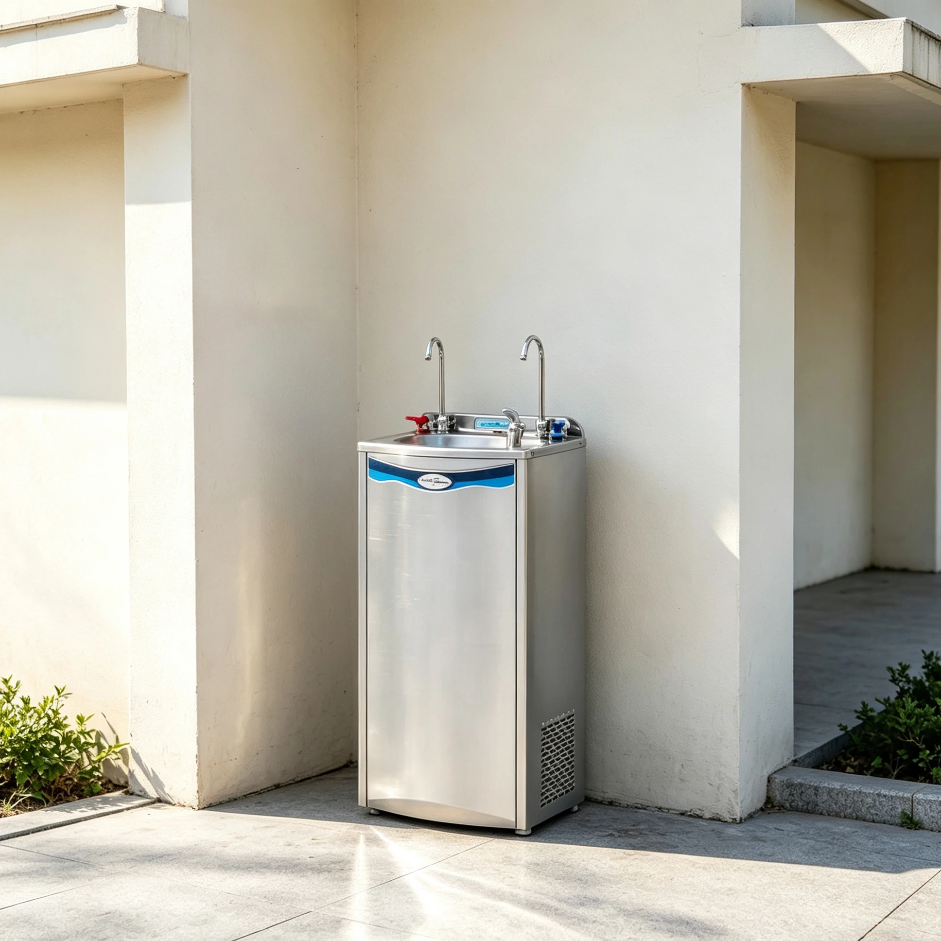 Factory Price Stand Cold And Hot Stainless Steel Public Water Dispenser