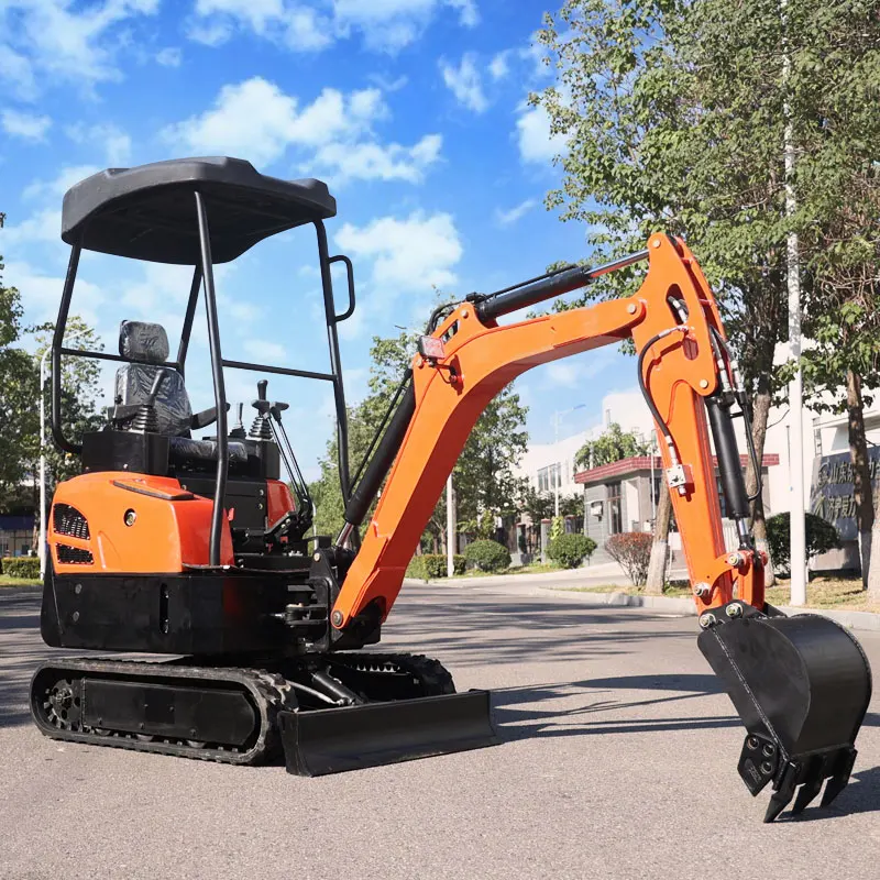 Factory Price Mini Trenching Machine China Engine Mini Excavator Recruit Agent 1.8 Ton Micro Digger