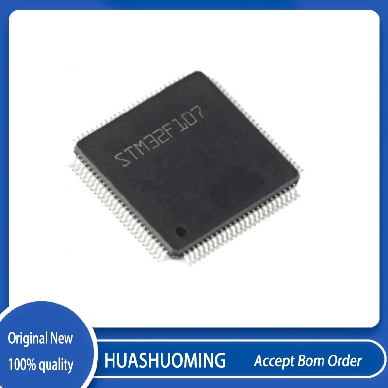 

5 шт./лот STM32F107VCT6 STM32F107 32F107 LQFP100