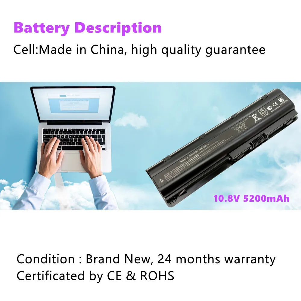 MU06 MU09 DM4 Laptop Battery For HP Pavilion G4 G6 CQ62 G7 CQ32 G62 CQ42 DM4T CQ43 G72 CQ56 G56 CQ72 G42 HSTNN-LB0W