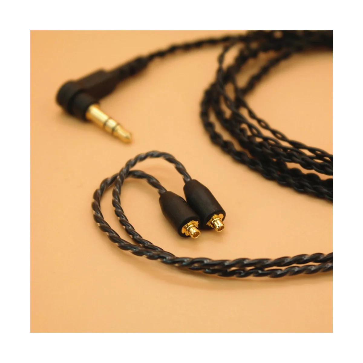 MMCX كابل لسماعات الأذن ، أسلاك الأجهزة الصوتية ، SE215 ، SE315 ، SE535 ، SE846 ، 3.5 مللي متر