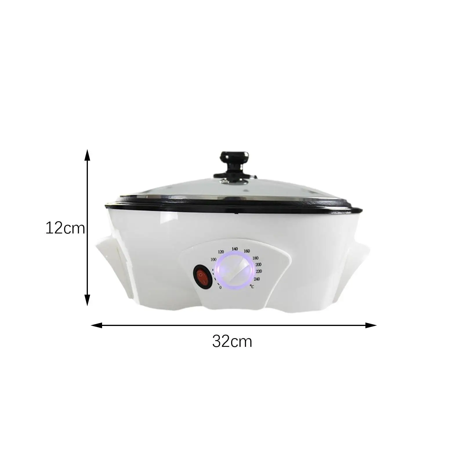 Torrador de café doméstico torrador de grãos de café para assar pipoca café