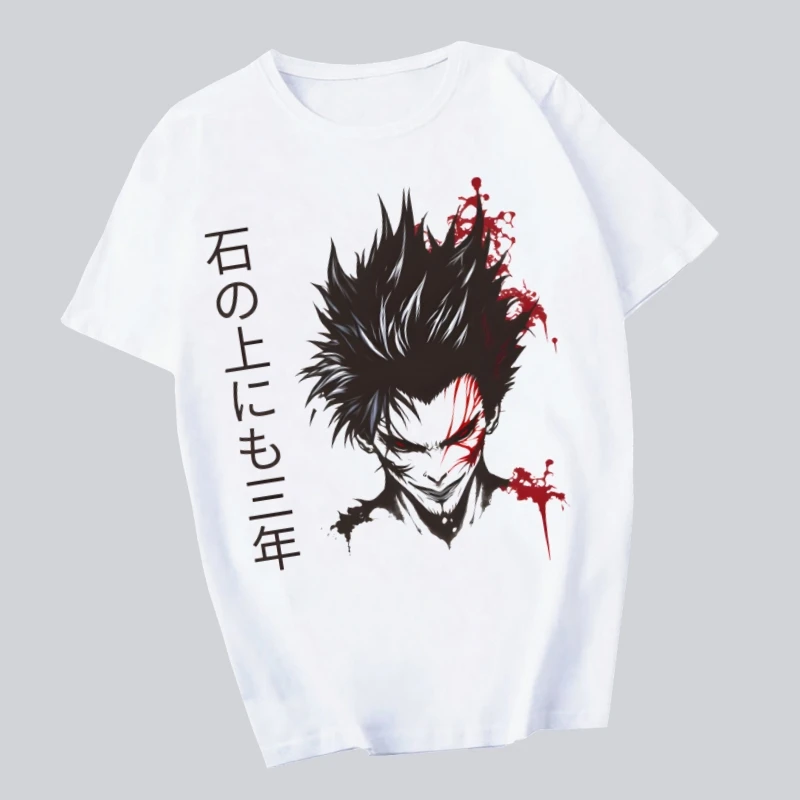 

Kira Ryuk Death Note Harajuku Man T Shirts Tees Shirt Tops Design Short-Sleeved Aesthetic Anime T Shirt