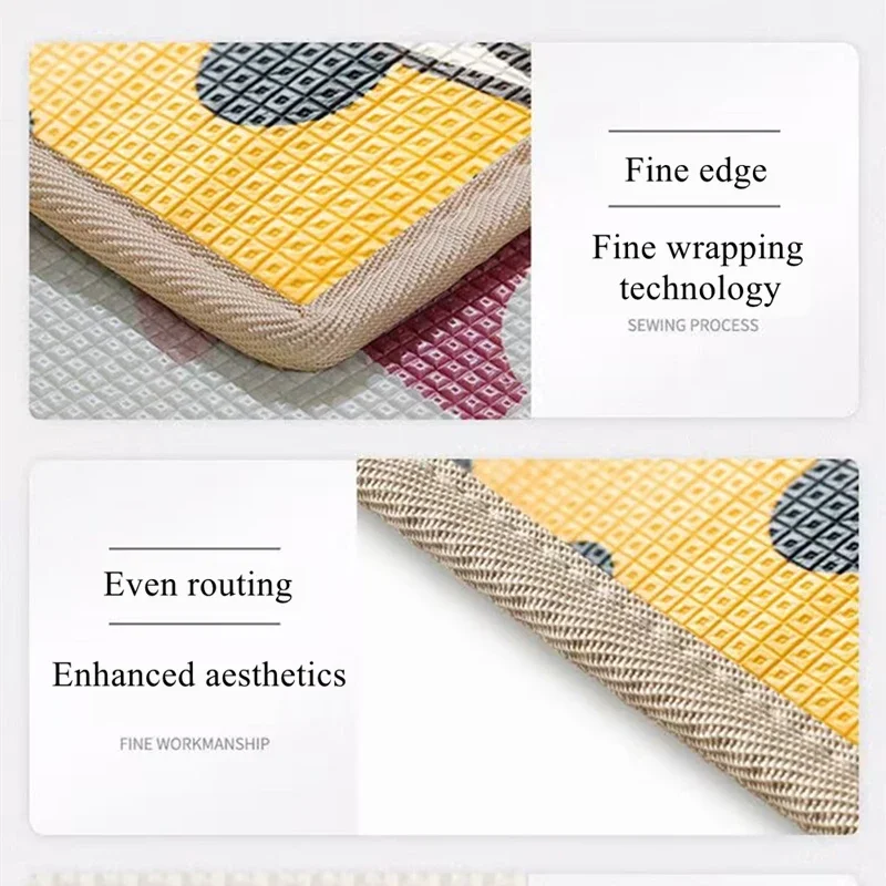 Thick 1cm Folding Mat Baby Crawling Play Mats EPE Environmentally Friendly Carpet Play Mat for Children\'s Safety Mat Rug Playmat