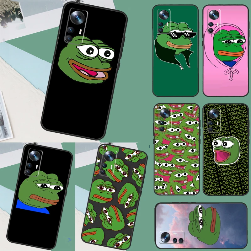 Sad Frog pepe meme Case For POCO F3 F5 M5 M5s X5 X3 Pro F4 X4 GT Xiaomi 13 Ultra 13T 12T 11T Pro 12 Lite Cover