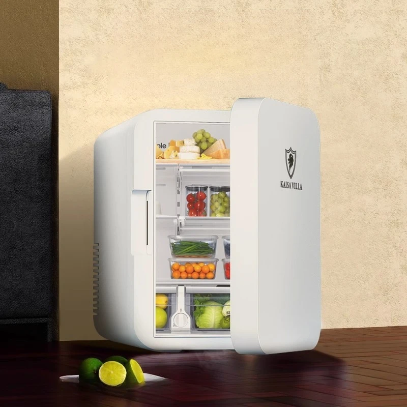 ‌ 16L 二層車ミニ冷蔵庫母乳化粧品保管オールシーズン一定温度鮮度サイレントコンパクト冷蔵庫