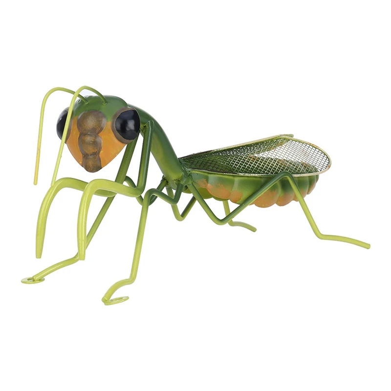 Metal Praying Mantis Statue Insect Animal Indoor And Outdoor Decoration Garden Statue Home And Garden Decoration