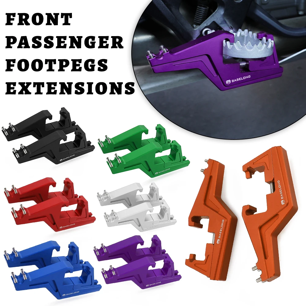 

2025 Motorcycle For Sur Ron Light Bee X S/X/L1E Front Passenger Footpegs Extensions Accessories For Segway x260/ X160 2024 2026
