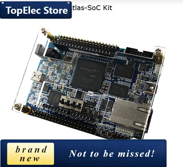 TopElec P0286 DE0-SoC Kit - For Hardware Development Cyclone V SE 5CSEMA4U23C6N + 800MHz Dual-core Cortex-a9 Terasic DE0-NANO-SO