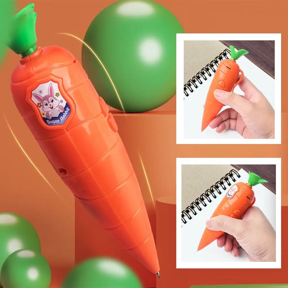 Carrot Eggplant Funny Voice Recorder Pen Corn Cactus Write Graffiti Cute Ballpoint Pen 2 in 1 Novelty 60S Sound Recorder