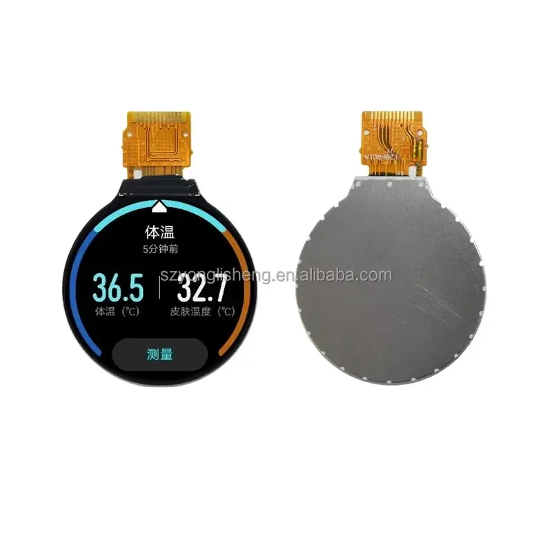 Stock 1.28 Inch 240X240 GC9A01 Driver IPS Color Screen TFT Round LCD Display With SPI Interface