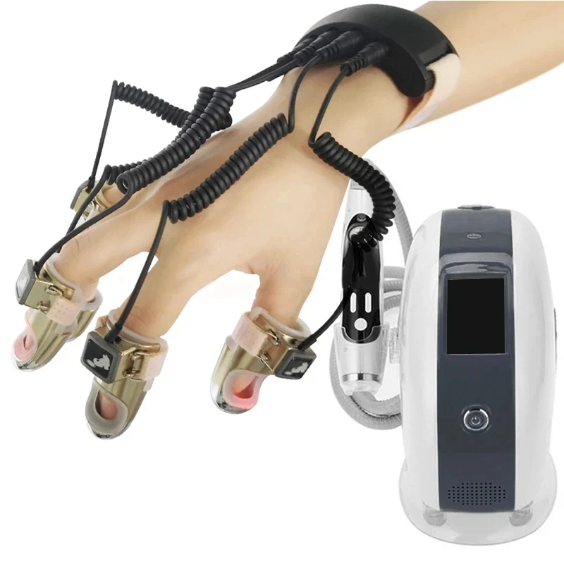 NEW Golden finger body massager for facial stretching, RF EMS micro-current therapy, meridian dredging