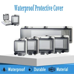 IP67 circuit breaker transparent waterproof window switch Transparent protection window cover distribution box window cover free