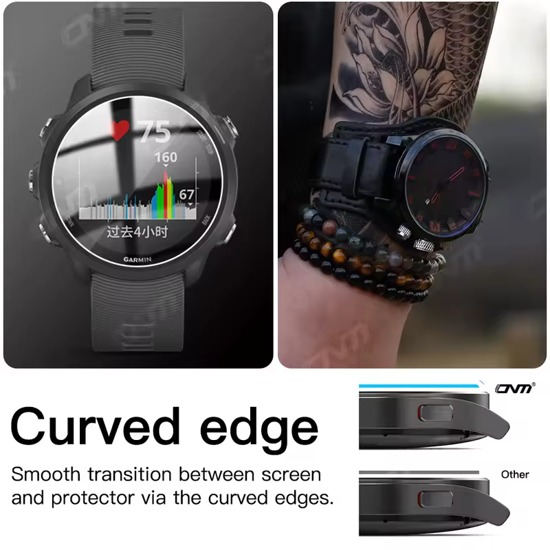 9H Tempered Glass for Garmin Forerunner 955 945 255 245 Music 55 Accessories Screen Protector Glass Ultra-HD Anti-scratch Film - Image 4