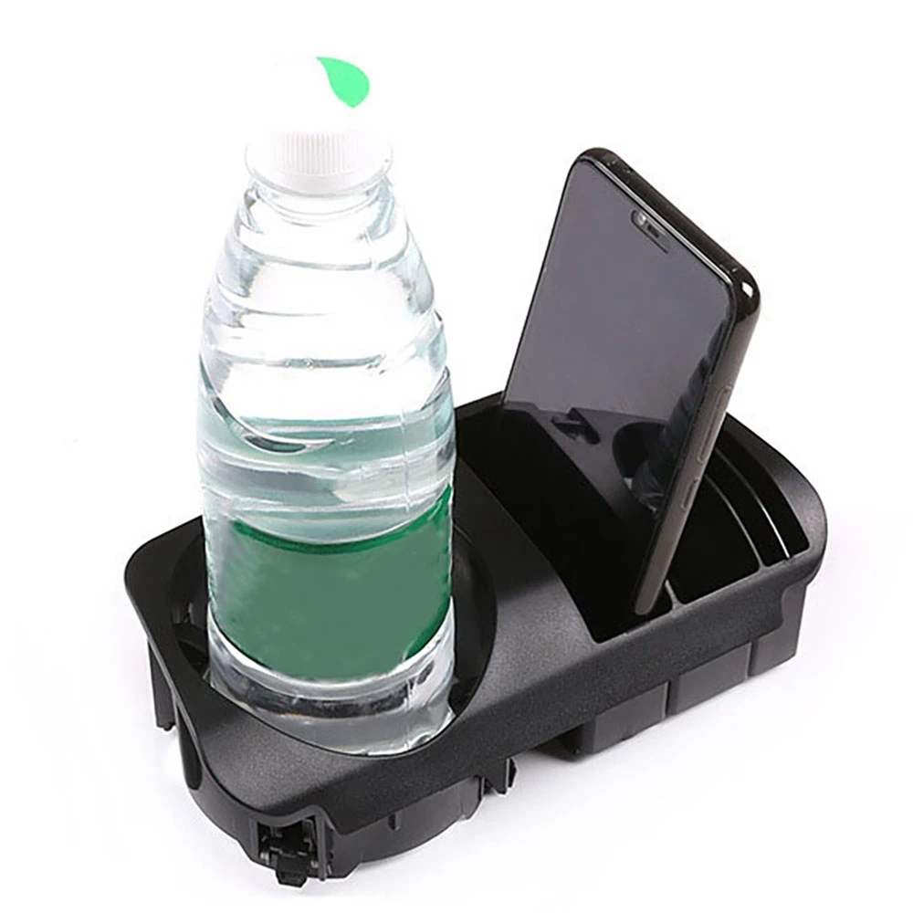 A21E-Car Central Control Water Cup Holder Storage Box Phone Holder For Mercedes Benz C E GLC Class W205 X253 W213