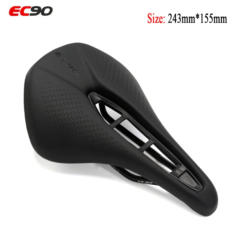 EC90 Bicycle Saddles MTB Road Bikes Seat PU Ultralight Breathable Comfortable Seat Cushion Bikes Racing Saddle Parts Components