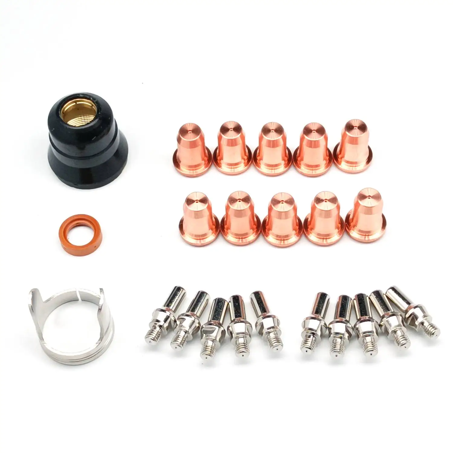 0.9\1.1 IPT PT 40 60 PT40 PT60 PT-40 PT-60 IPT40 IPT60 IPT-40 IPT-60 Plasma Cutting Torch Nozzle Tip Electrode Swirl Ring Kit