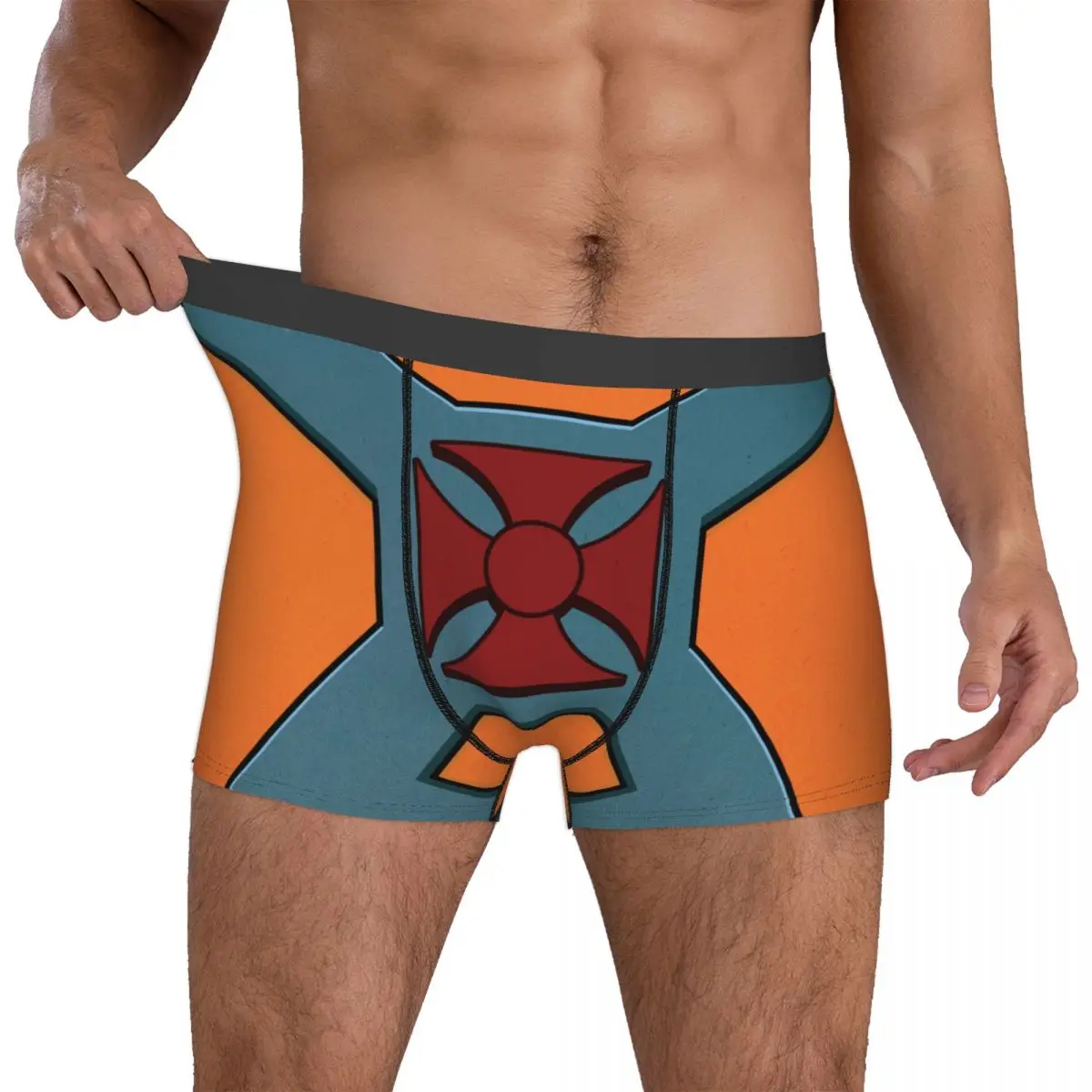 He-Man The Master Of The Universe Chest Underpants Cotton Panties Men\'s Underwear Sexy Shorts Boxer Briefs