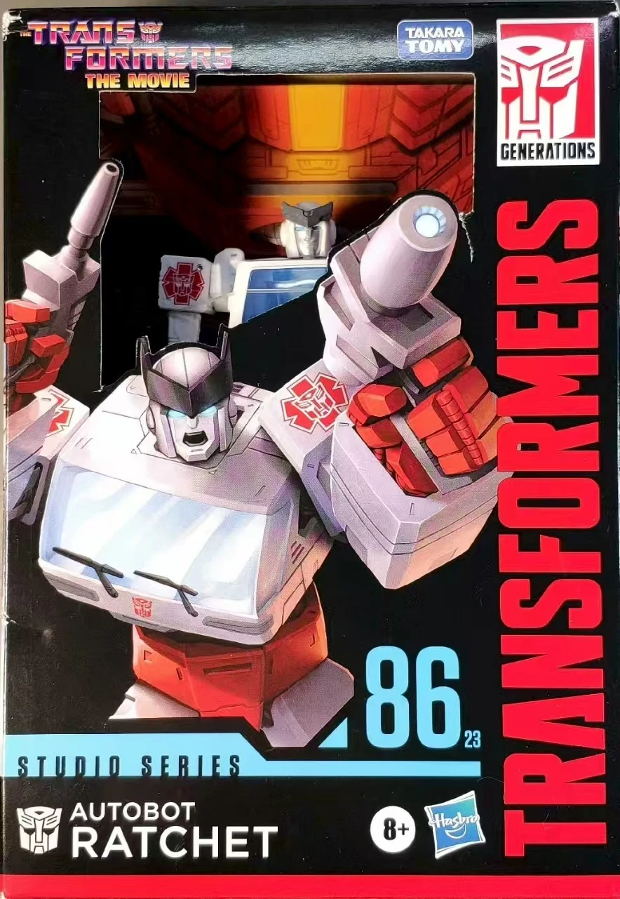 Original Hasbro Studio Series SS-86 Big Movie  23 Ratchet Class V Transformation Toy King Kong Series Anime Figure Toy Gift