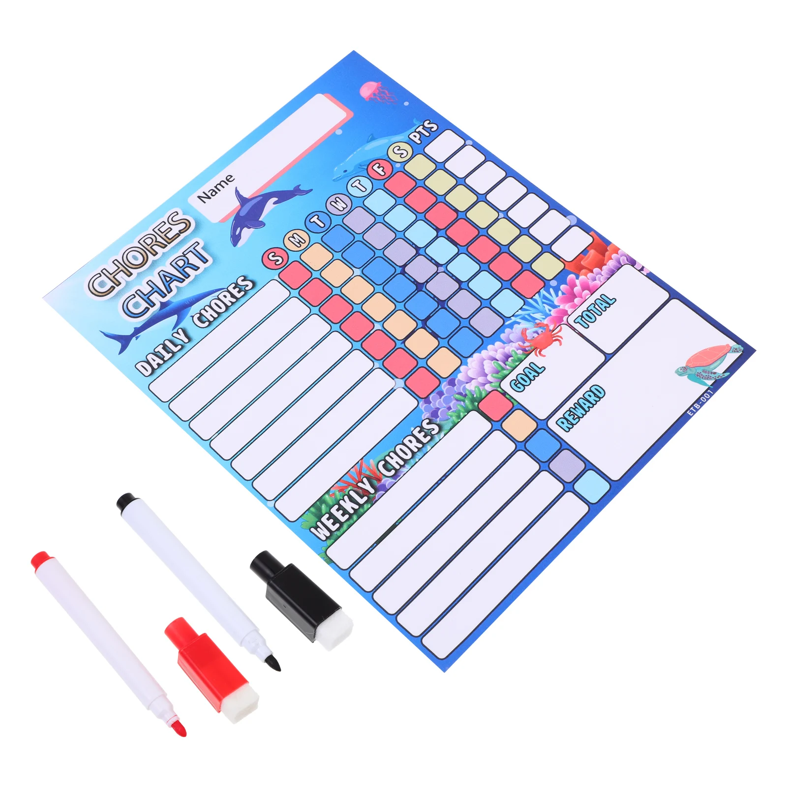 

Cartoon Chore Chart Detachable Reward Rubber Soft Magnetic Kids Accessory Premium Children Household Schedule Bulletin Board