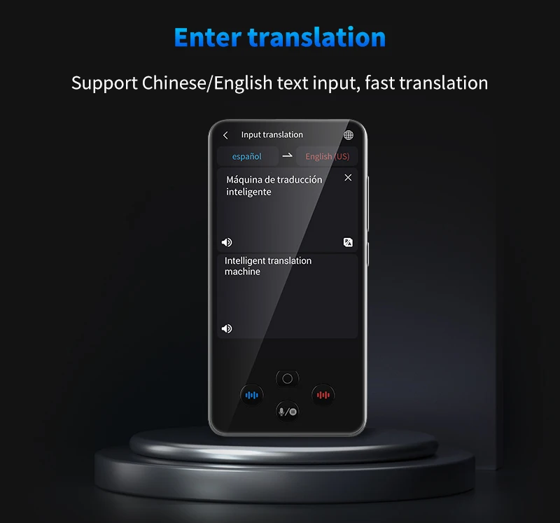 S85 Pro 4‑Inch Touch‑Screen Language Translator Device,138 Languages,Voice Video Recording,Offline Translation,8GB 2000mAh