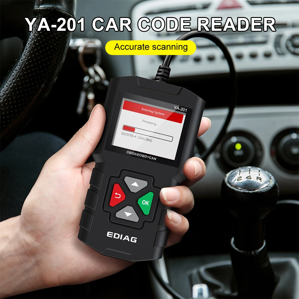 Новый инструмент для считывания кодов WDSZKMYF OBDII EOBD для диагностики автомобильных проблем с подключением Wi-Fi