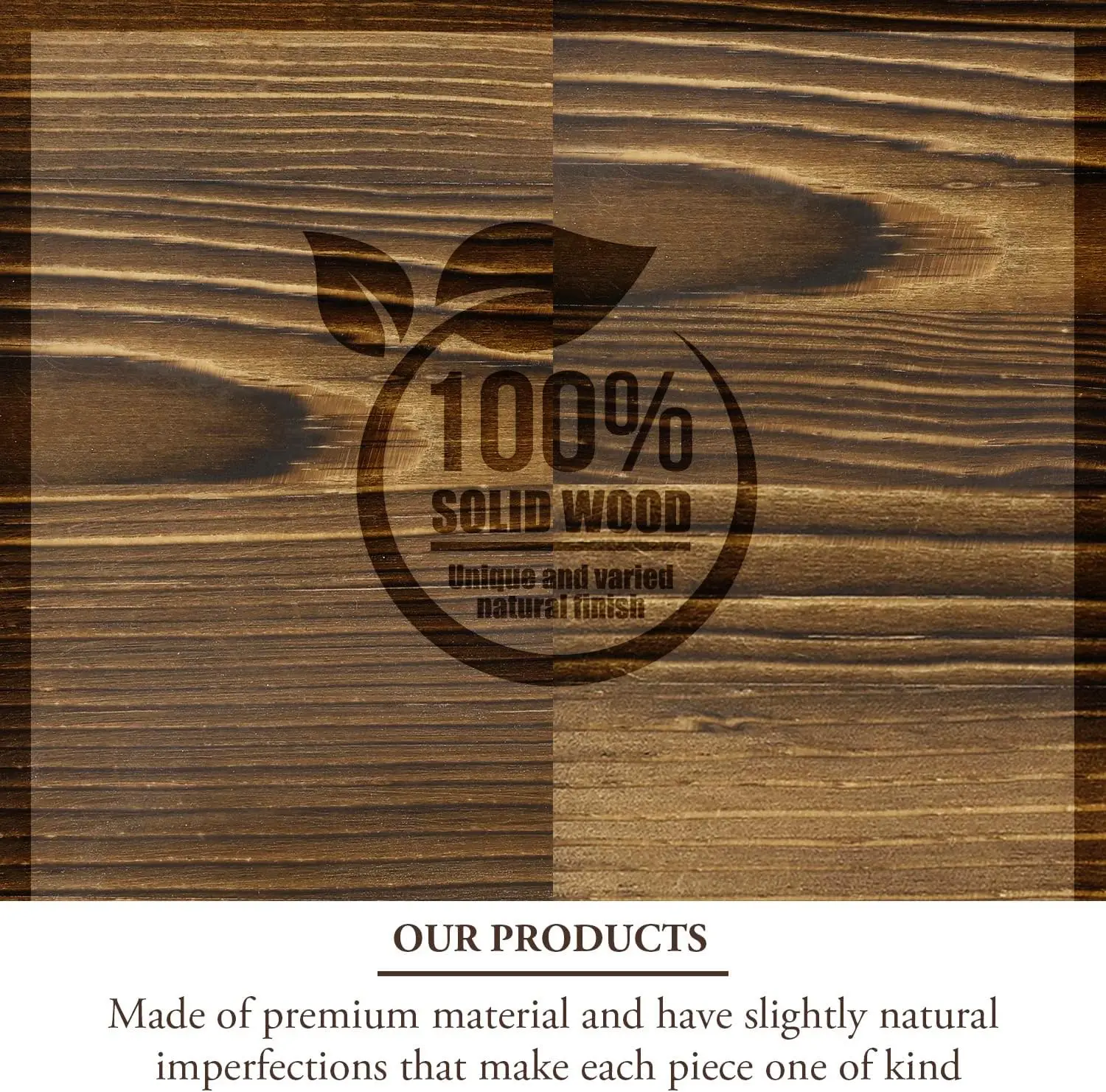 ift Set Of 4 Rustic Burnt Solid Wood Hanging Shoe Storage Organizer Racks, Wall Mounted Space Saving Footwear Holder For