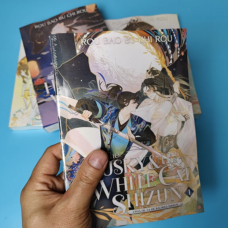 

Vol.1/2/3/4 The Husky and His White Cat Shizun Book in English book 1/2 book is optional
