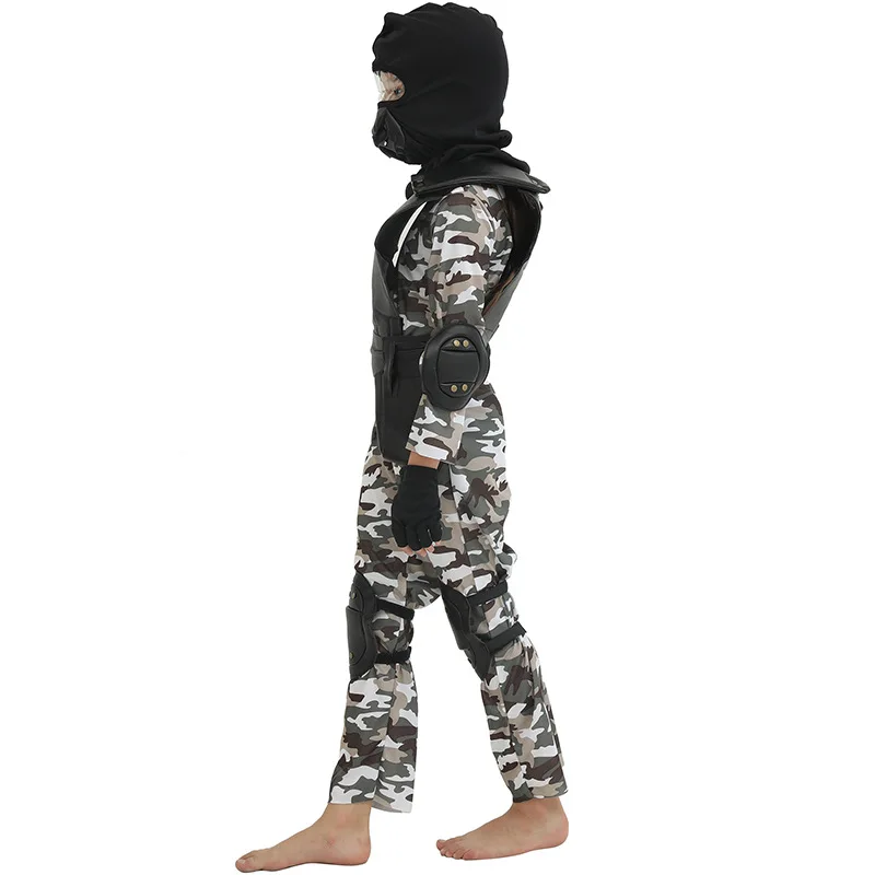 Divertido Disfraz de Camuflaje de Counter-Strike para Niños, para Fiestas de Halloween, Accesorios de Escenario y Actuaciones