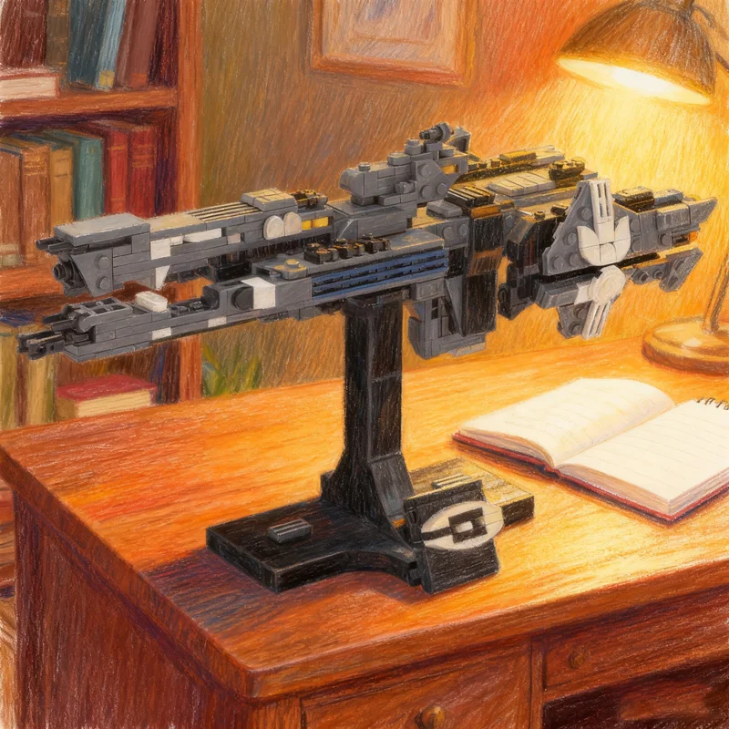 

584 шт. MOC UNSC Саванна, космическая модель, строительные блоки, строительство, сделай сам, творческая идея, образование, рождественские подарки, игрушка, кирпич для детей