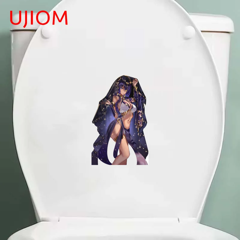 UJIOM Big Boobs Candace Sexy Genshin Impact Wall Sticker Trendy Funny NSFW Graphic Decal Alluring Veneer Sofa Wall Decor