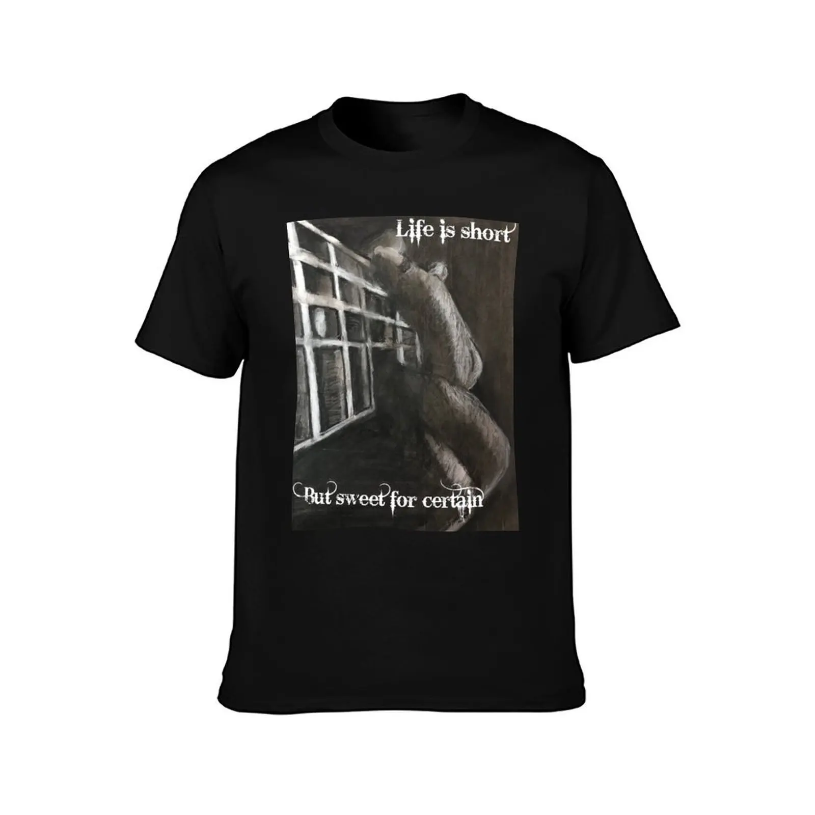 Life is Short but Sweet for Certain T-Shirt All Match Basic Short Sleeve Top T-Shirt
