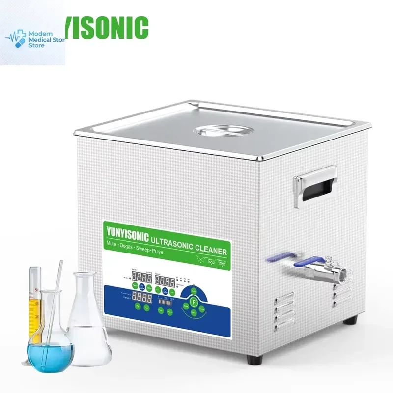 2026 New, High Quality, 15L Visualized Multifunctional Laboratory Sonicator 40kHz Pulse Degas Sweep SUS304 Mute for Dental