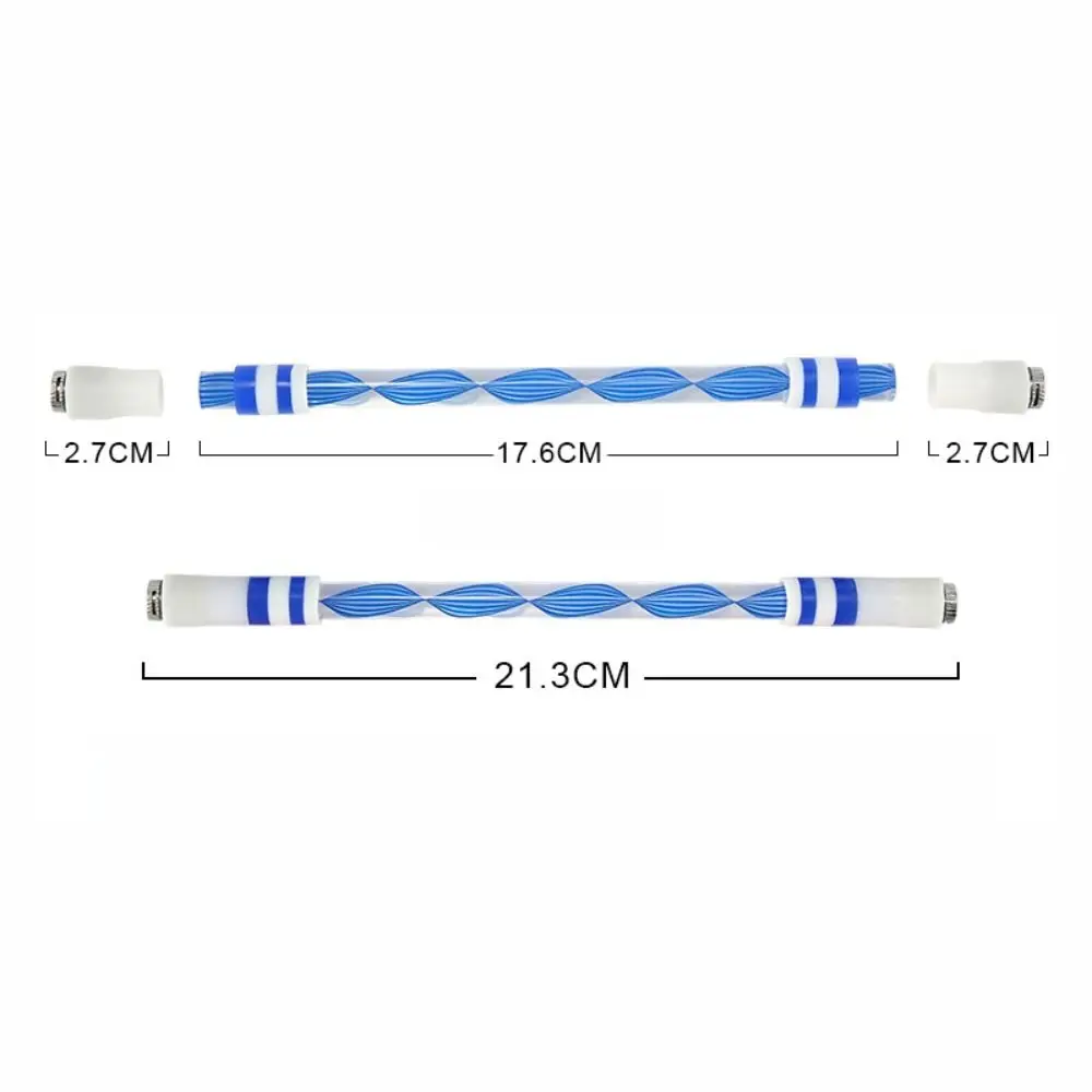 Pena putar Led bercahaya, mainan saku tekanan putar dengan LED, pena Pemintalan khusus