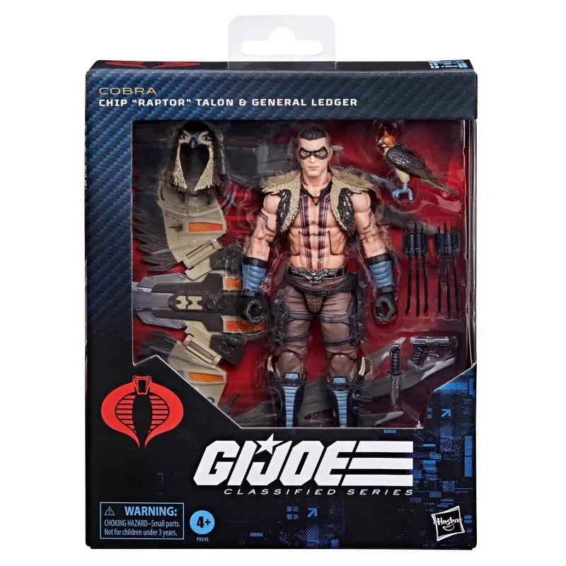 In Stock Original Hasbro G.I. Joe Classified Series COBRA CHIP RAPTOR TALON GENERAL LEDGER 6-Inch Action Figures