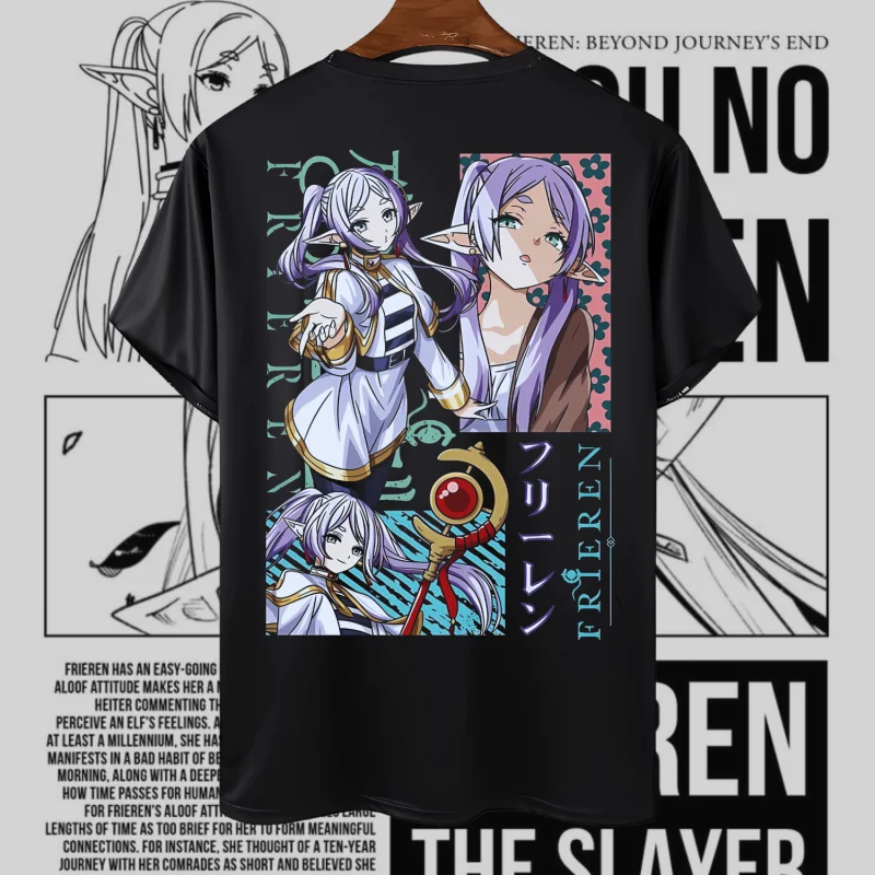 KRONE Kaos Anime SOU SOU NO FRIEREN Katun Premium 24s - Tshirt Distro Frieren Oversize Dewasa