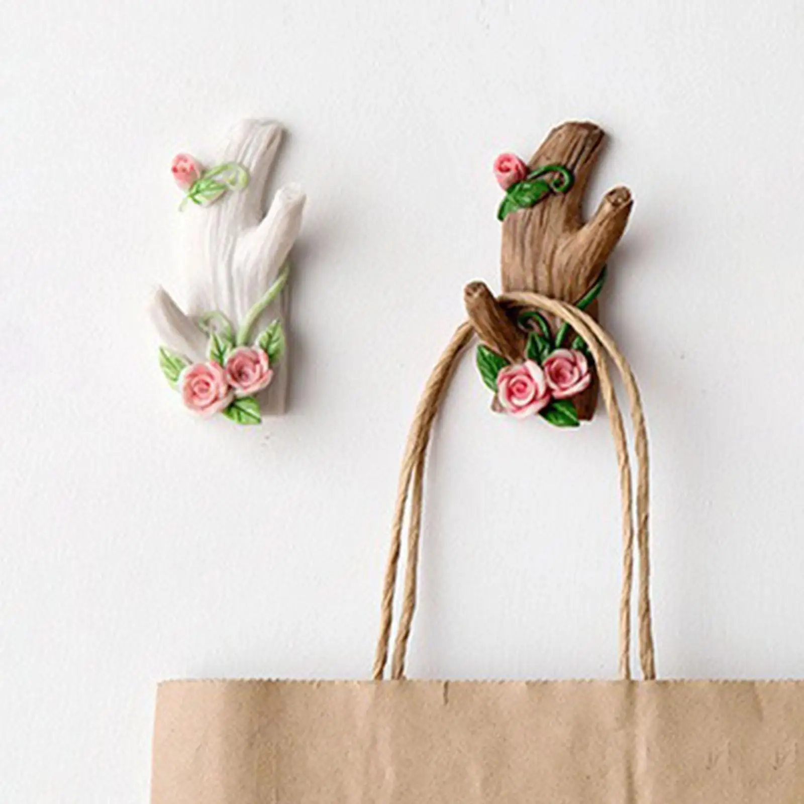 

Wall Hook Simulated Tree Branch Home Organizer Sturdy Home Decor Practical Towel Hanger for Door Apartment Living Room Bag Key