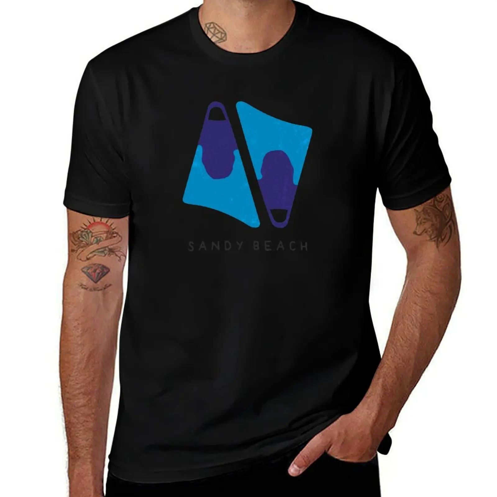 

BODYBOARD SANDY BEACH T-Shirt man t shirt cotton man t shirts cotton T-Shirt