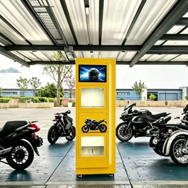 Automatic Dry Cleaning Vending Machine For Bike Helmet Professional Motorcycle Helmet Cleaning Hygiene Station