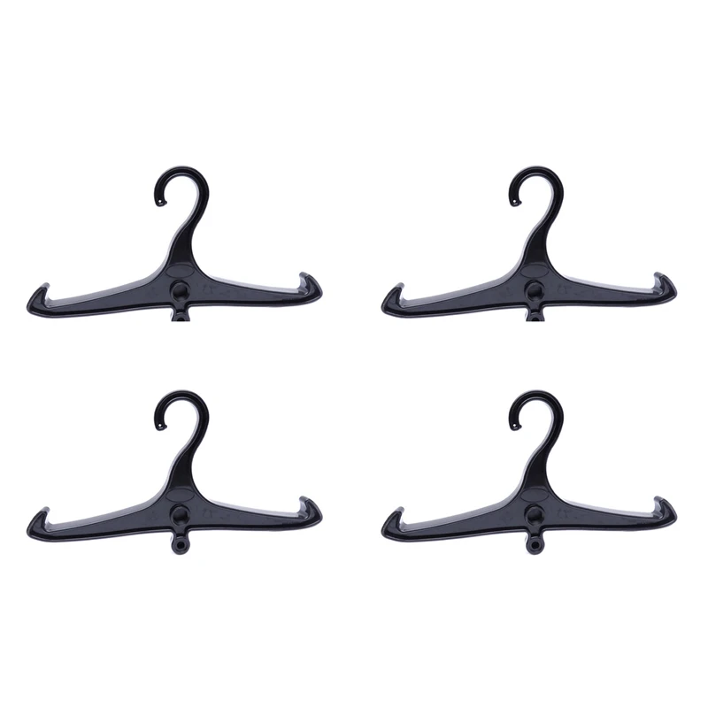 

4X Scuba Diving Hanger Fast Drying Draining Snorkeling Surfing Gloves Accessories Dry Rack,Black