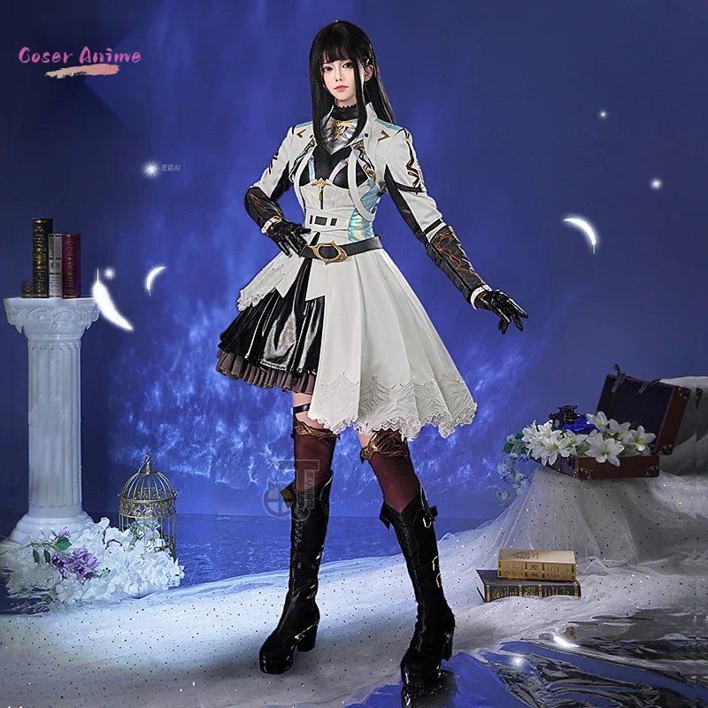 Spiel Liebe und Deepspace Heldin Cosplay Kostüm Uniform Halloween Party für Frauen Männer Karneval Requisiten